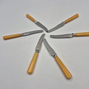 vintage Glo-Hill Dinkee spreaders (butter Knives)